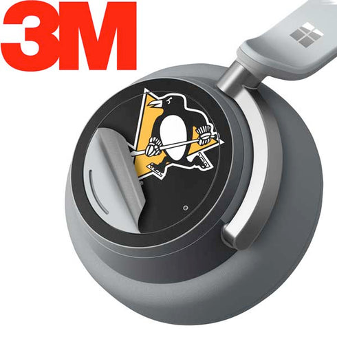 NHL Pittsburgh Penguins Solid Background Surface Headphones Skin